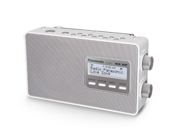 Panasonic RF-D10 bærbar radio med DAB+