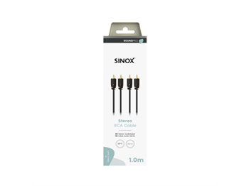 Sinox SX Plus SXA04201 phono audio  kabel 1 meter