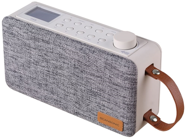 Scansonic PA6000 DAB+/FM radio hvid med Bluetooth