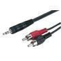 Jack/ Phono kabel 15 m.